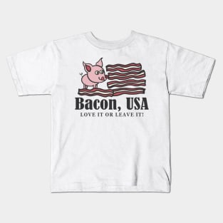 Bacon USA Kids T-Shirt